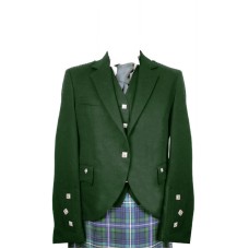 Bottle Green Braemar Jacket & 5 Button Vest